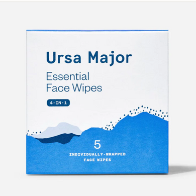 Ursa Major essential face wipes, box of 5