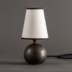 Milton Market + Dumais Made "Cobble" lamp in walnut