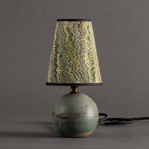 Milton Market + Dumais Made "Cobble" lamp in verdigris
