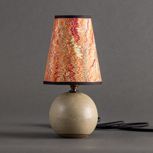 Milton Market + Dumais Made "Cobble" lamp in ochre