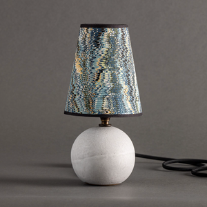 Milton Market + Dumais Made "Cobble" lamp in chalk