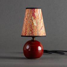 Load image into Gallery viewer, Milton Market + Dumais Made &quot;Cobble&quot; lamp in carriage red