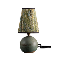 Load image into Gallery viewer, Milton Market + Dumais Made &quot;Cobble&quot; lamp in verdigris
