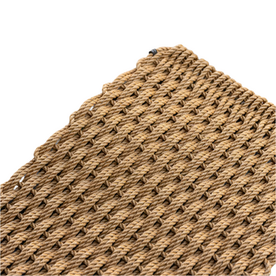 rope doormat - wheat