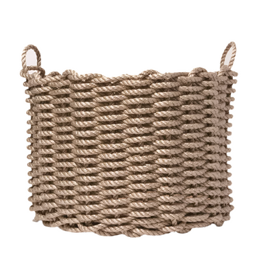 rope basket - sand