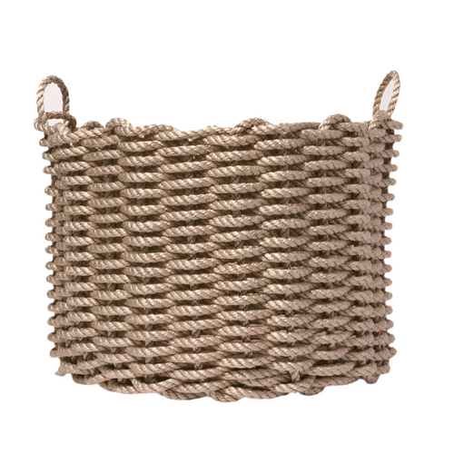 rope basket - sand