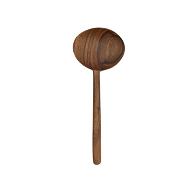 walnut oval spoon
