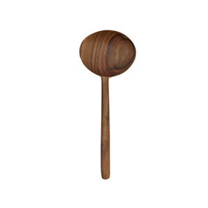 walnut oval spoon