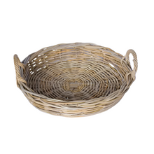Load image into Gallery viewer, rattan round tray