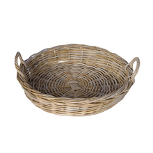 Load image into Gallery viewer, rattan round tray
