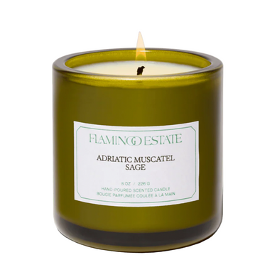 Flamingo Estate muscatel sage scented candle
