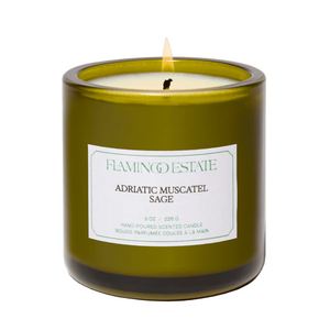Flamingo Estate muscatel sage scented candle