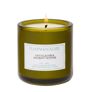 Flamingo Estate douglas fir & vetiver scented candle