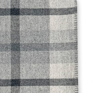 plaid wool throw