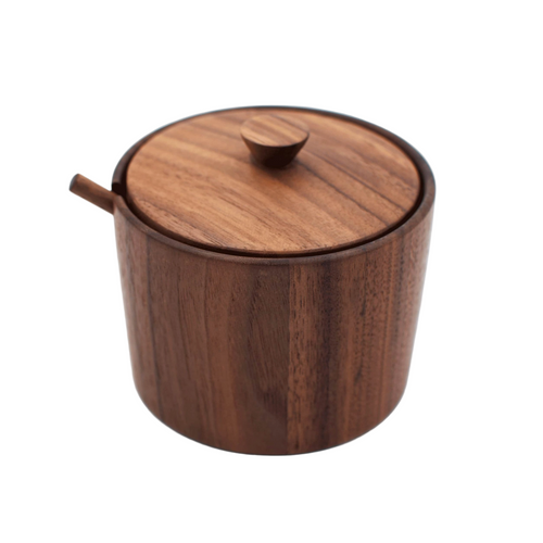 walnut salt cellar