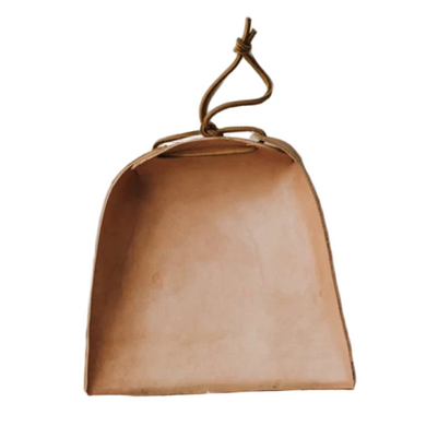 folded leather dust pan
