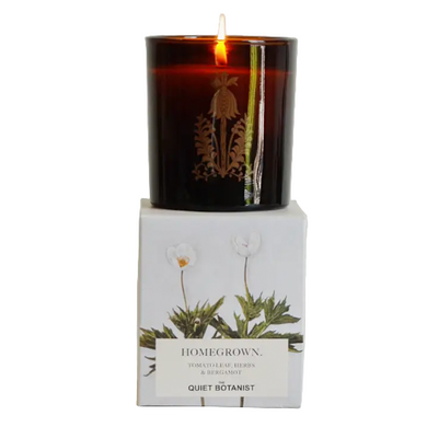 The Quiet Botanist home grown scented candle