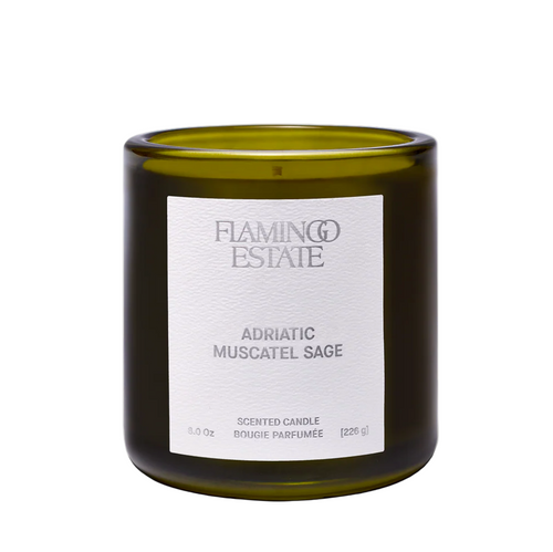 Flamingo Estate muscatel sage scented candle