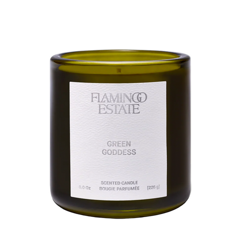 Flamingo Estate green goddess scented candle