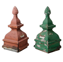 Load image into Gallery viewer, antique zinc roof ornament