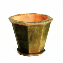 Load image into Gallery viewer, aged terracotta octagonal planter