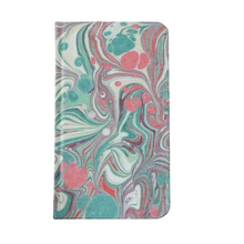 Load image into Gallery viewer, marbled cloth pocket notebook