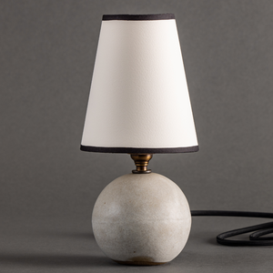 Milton Market + Dumais Made "Cobble" lamp in parchment