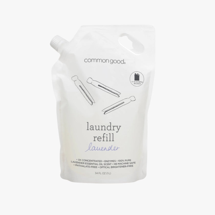 Common Good laundry soap refill pouch