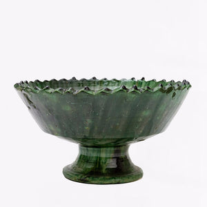green tamegroute pedestal bowls