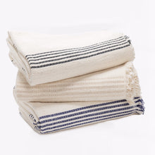 Load image into Gallery viewer, hand woven cotton throw blanket