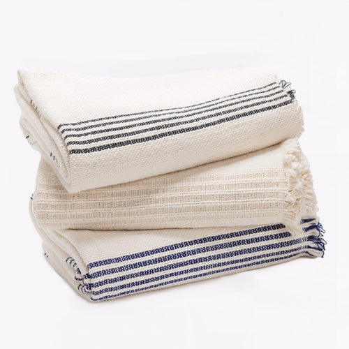hand woven cotton throw blanket
