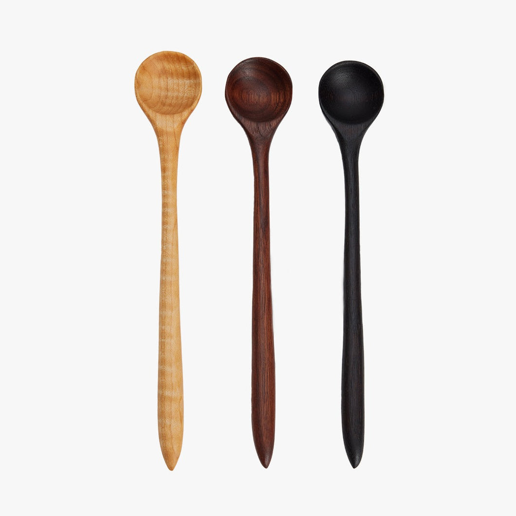hand carved wood chutney spoon