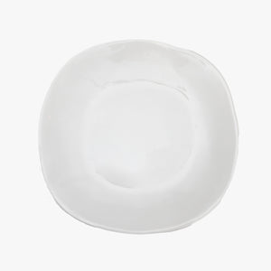 organic dinnerware, white