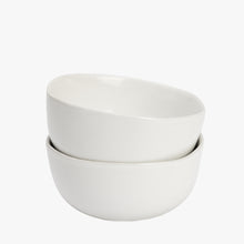 Load image into Gallery viewer, organic dinnerware, cereal bowl, white