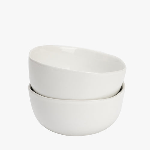 organic dinnerware, cereal bowl, white