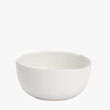 Load image into Gallery viewer, organic dinnerware, cereal bowl, white