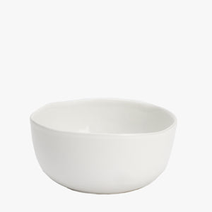 organic dinnerware, cereal bowl, white