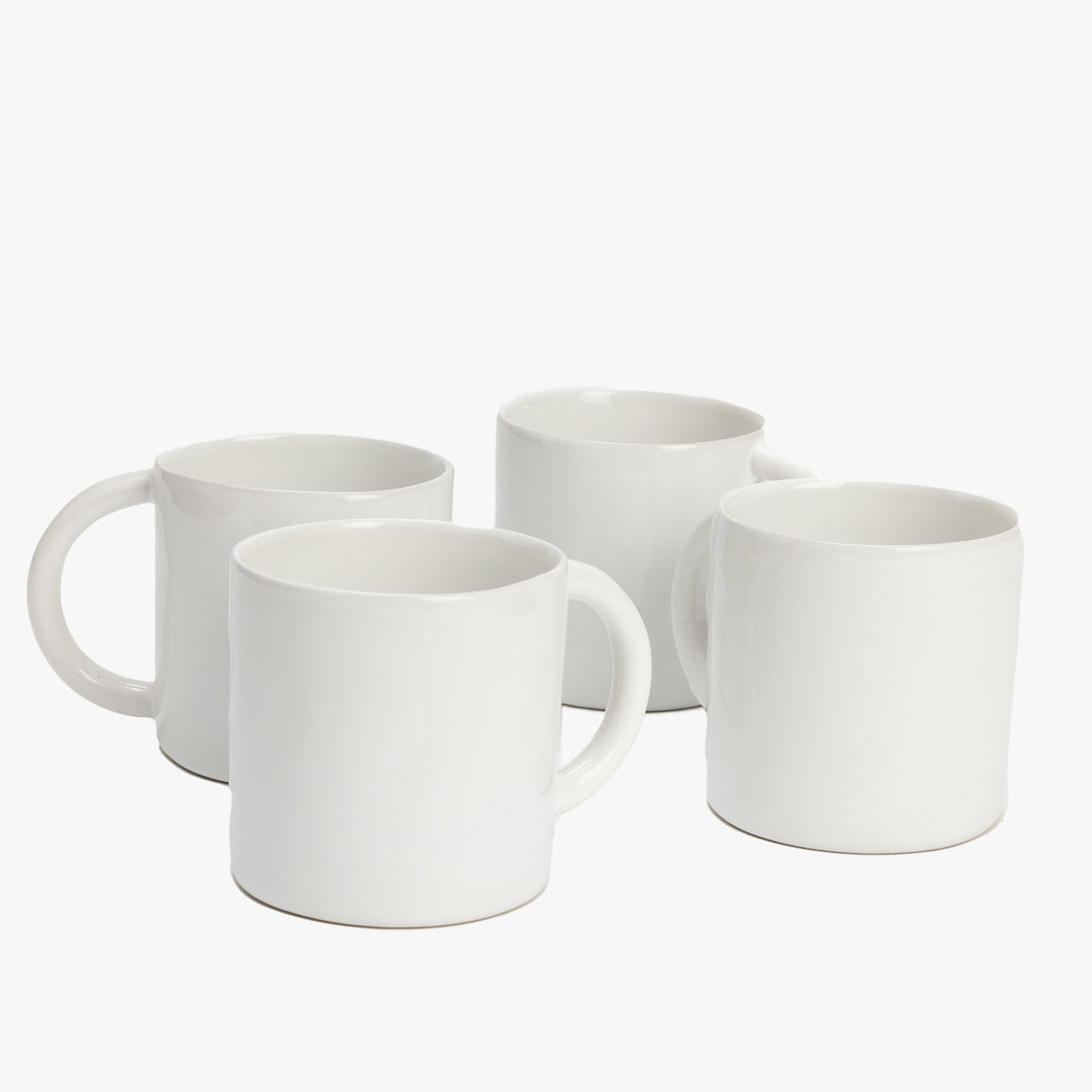 organic dinnerware, mug, white