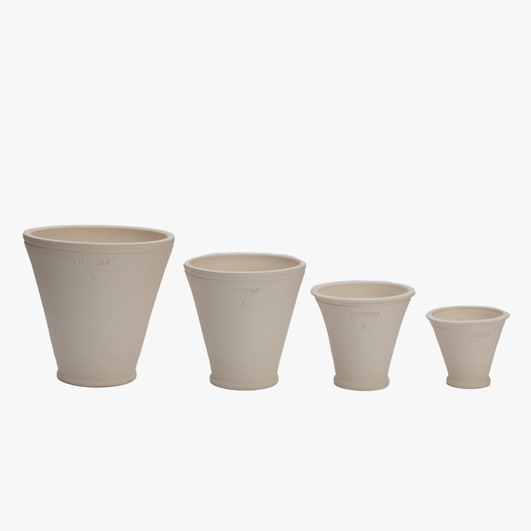 Ben Wolff white footed pot