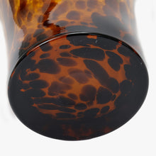 Load image into Gallery viewer, vintage mouth blown tall tortoise glass vase