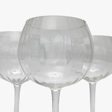 Load image into Gallery viewer, vintage balloon shaped wine glasses