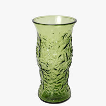 Load image into Gallery viewer, vintage green glass vase
