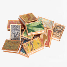Load image into Gallery viewer, marbled paper matchbox
