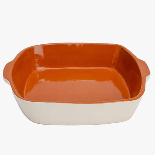 white rectangular cazuela
