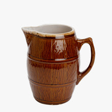 Load image into Gallery viewer, vintage McCoy large barrel pitcher