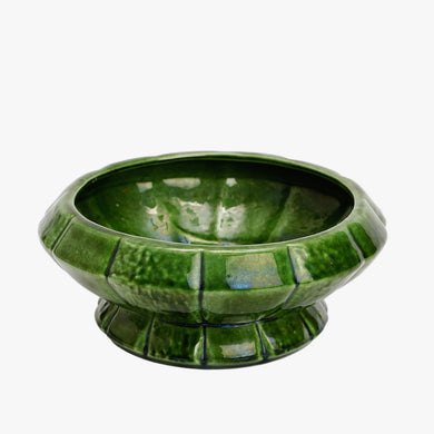 vintage McCoy low round planter