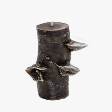birch pillar candle