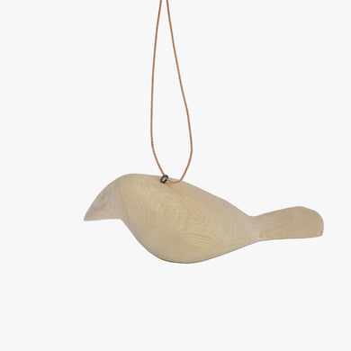 wood bird ornament