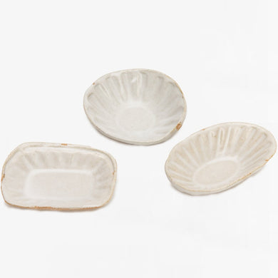 Paul Lowe small spice dish, white glaze