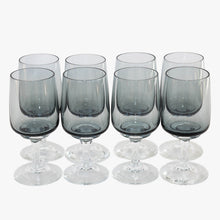 Load image into Gallery viewer, vintage grey glass cordial